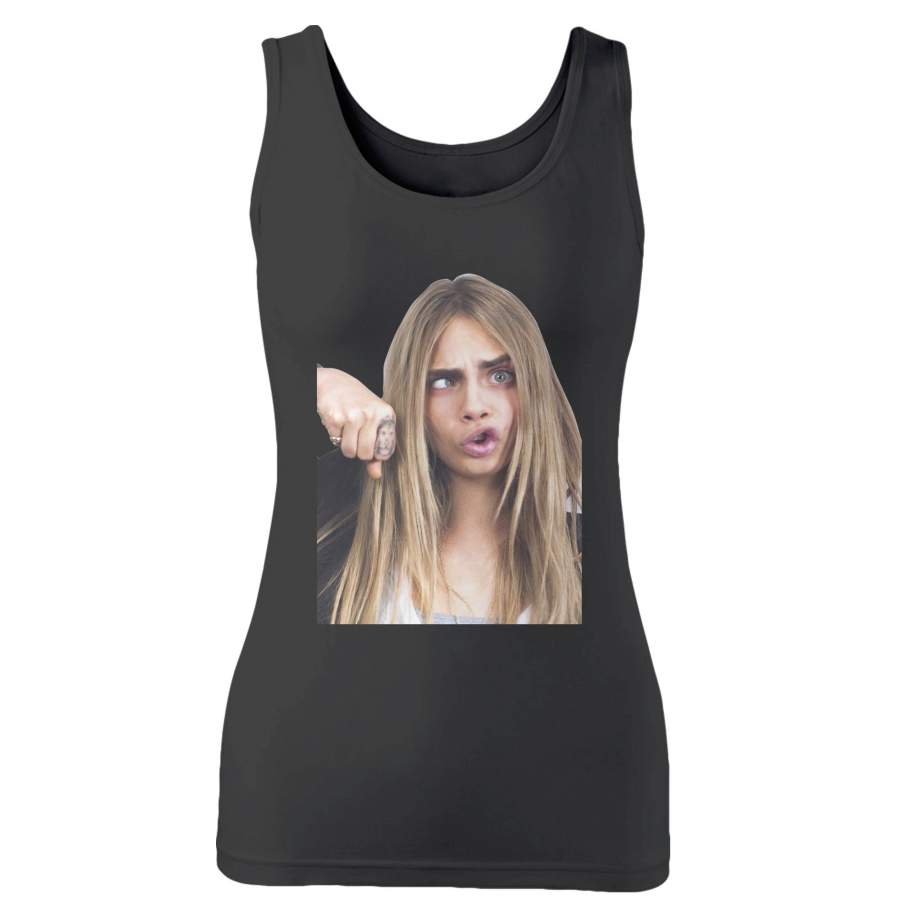 Cara Delevingne Crazy Woman’s Tank Top