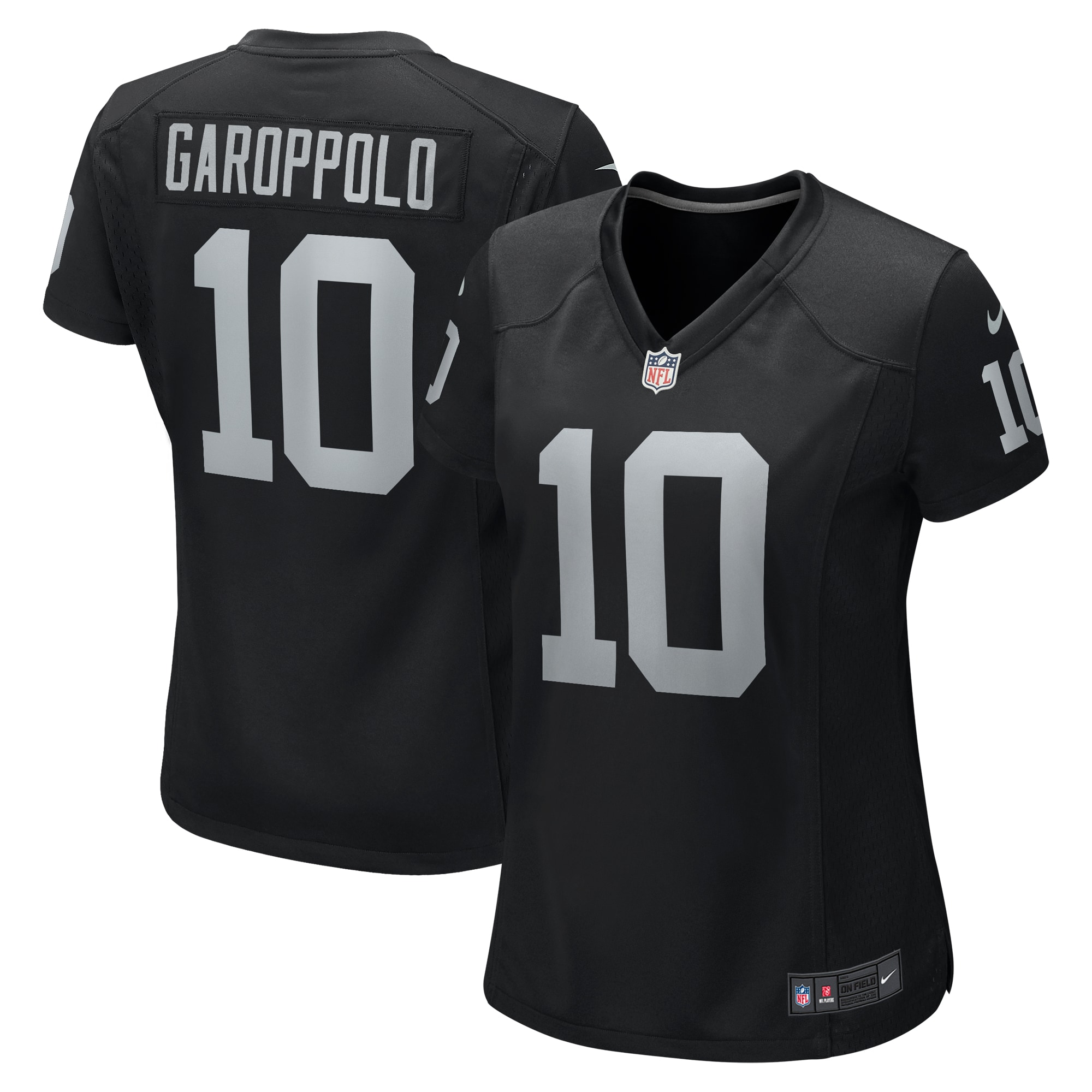 Women’s Las Vegas Raiders Jimmy Garoppolo Black Player Jersey