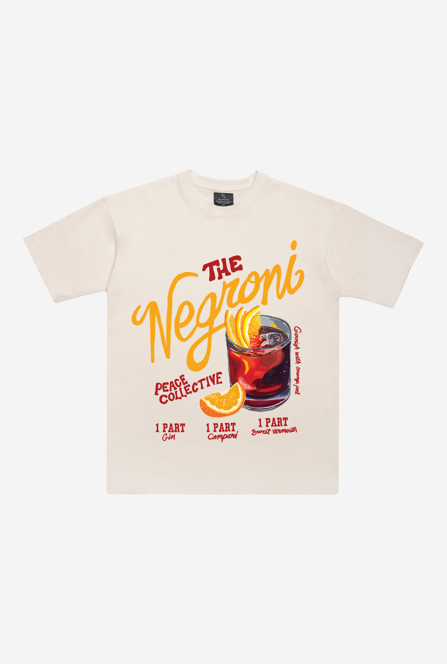 The Negroni Premium T-Shirt – Natural