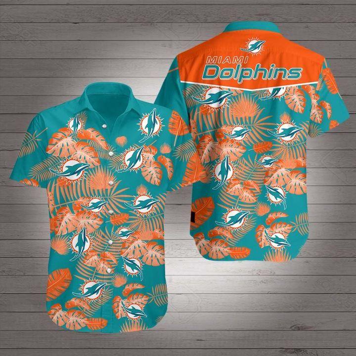 Beach Shirt National Football League Miami Dolphins Hawaiian Shirt