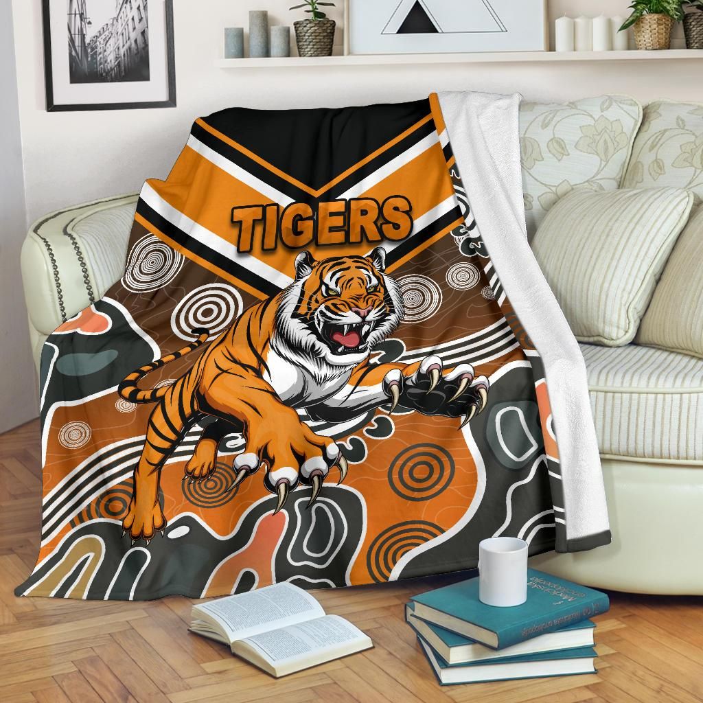 Wests Premium Blanket Tigers Indigenous K8