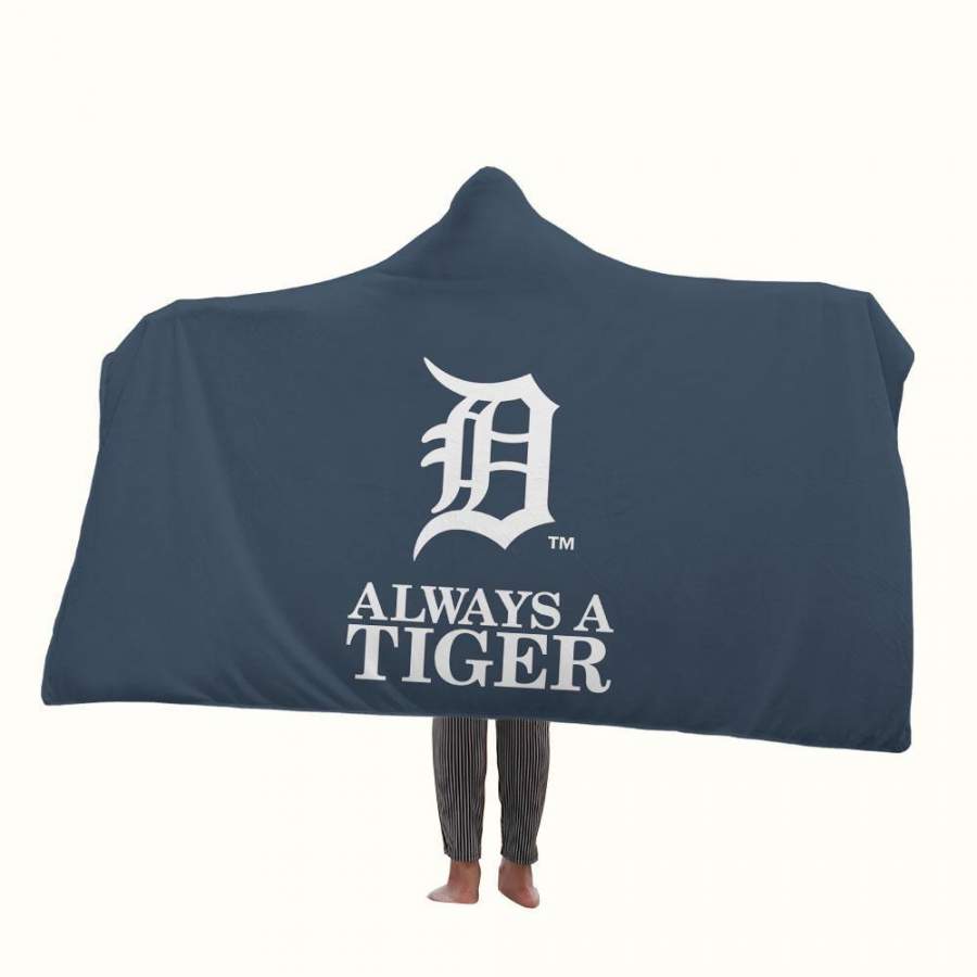 Detroit Tigers Logo Hooded Blanket