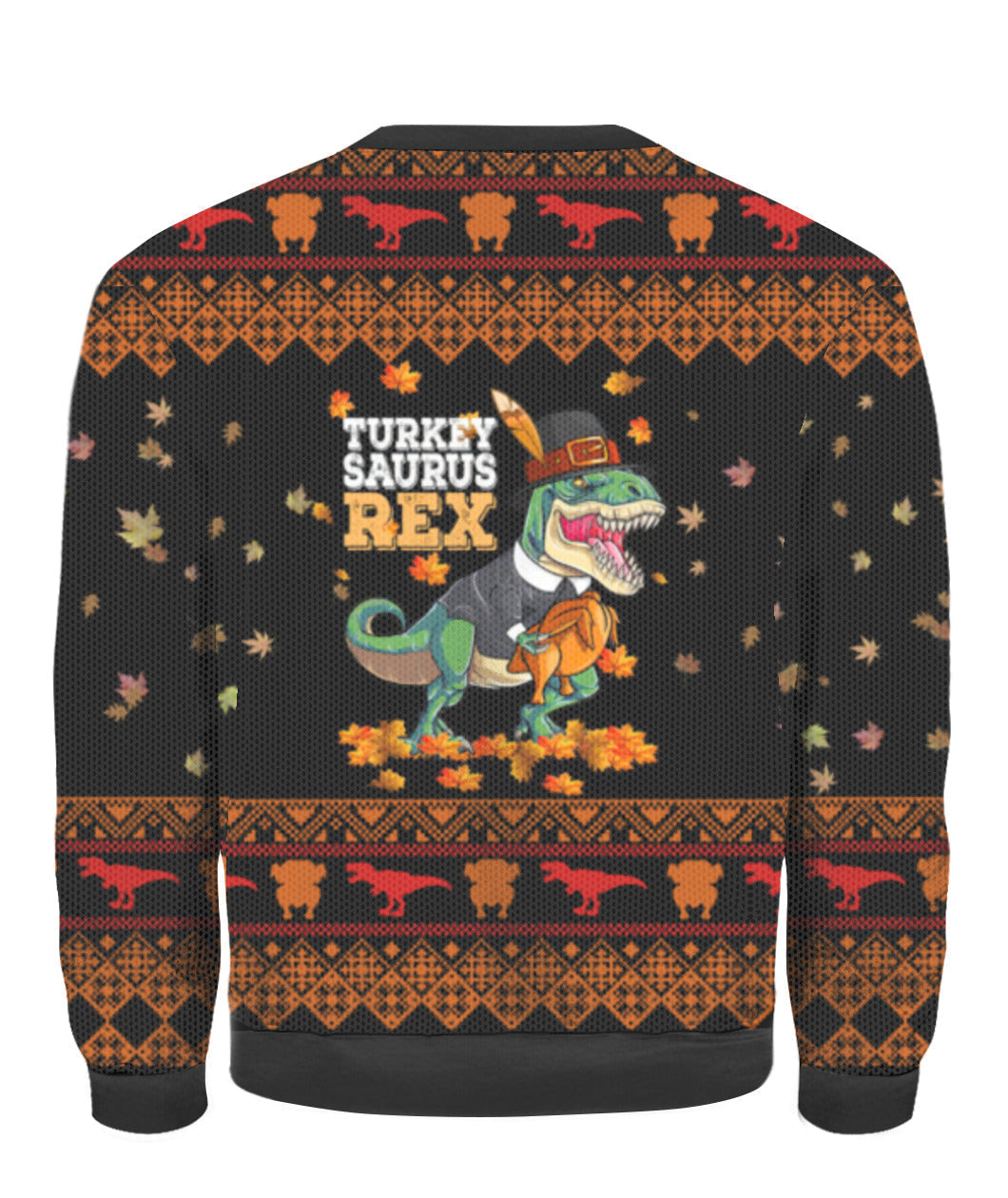 Turkey Saurus Rex Thanksgiving Ugly Christmas Sweater | For Men & Women | Uh1118