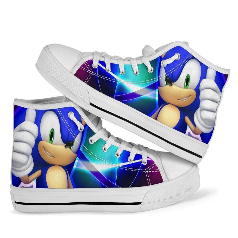 Sonic the Hedgehog Shoes High Top Sneakers for Women – Teepoem Ltd