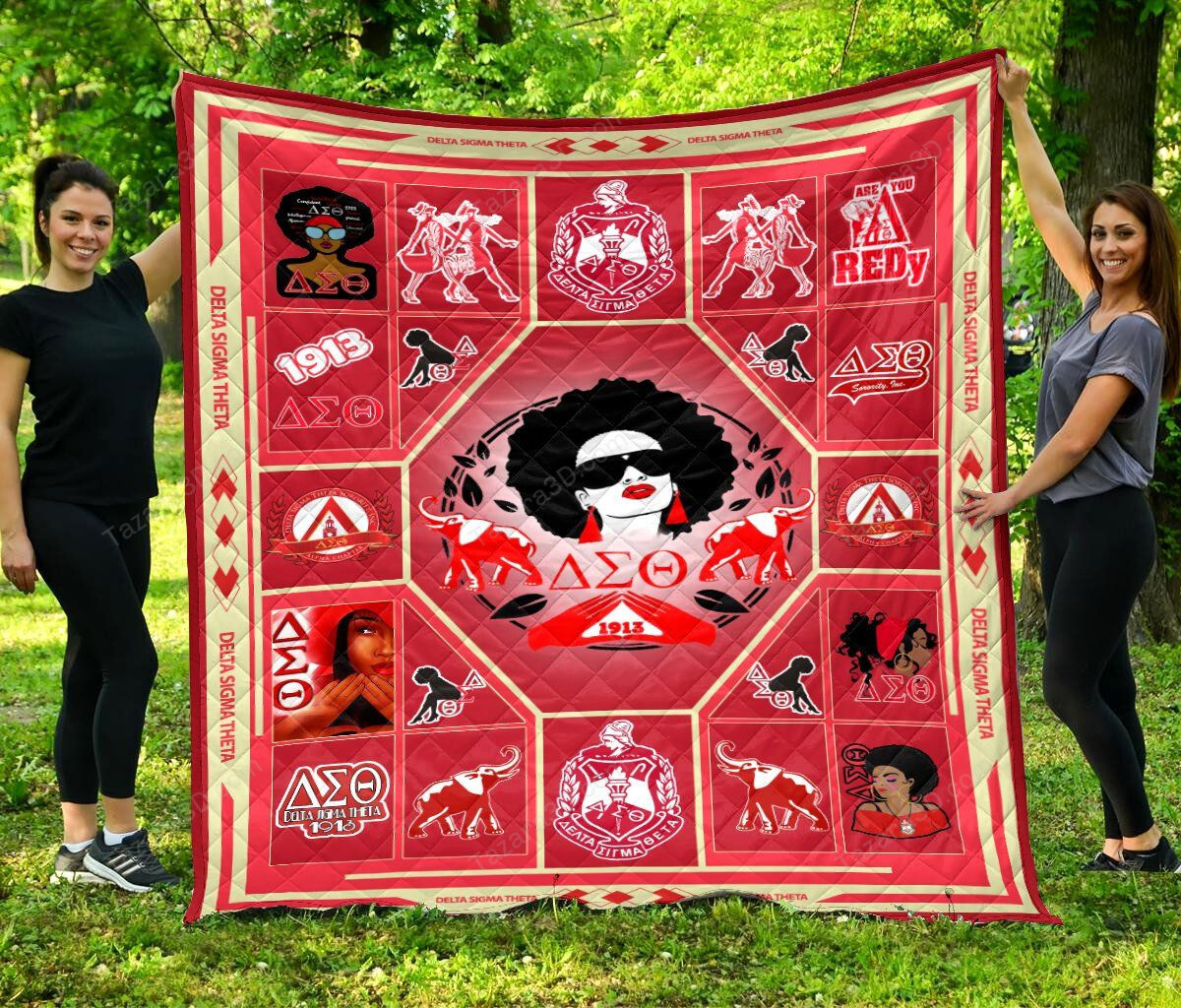 Delta Sigma Theta Quilt Blanket Ft