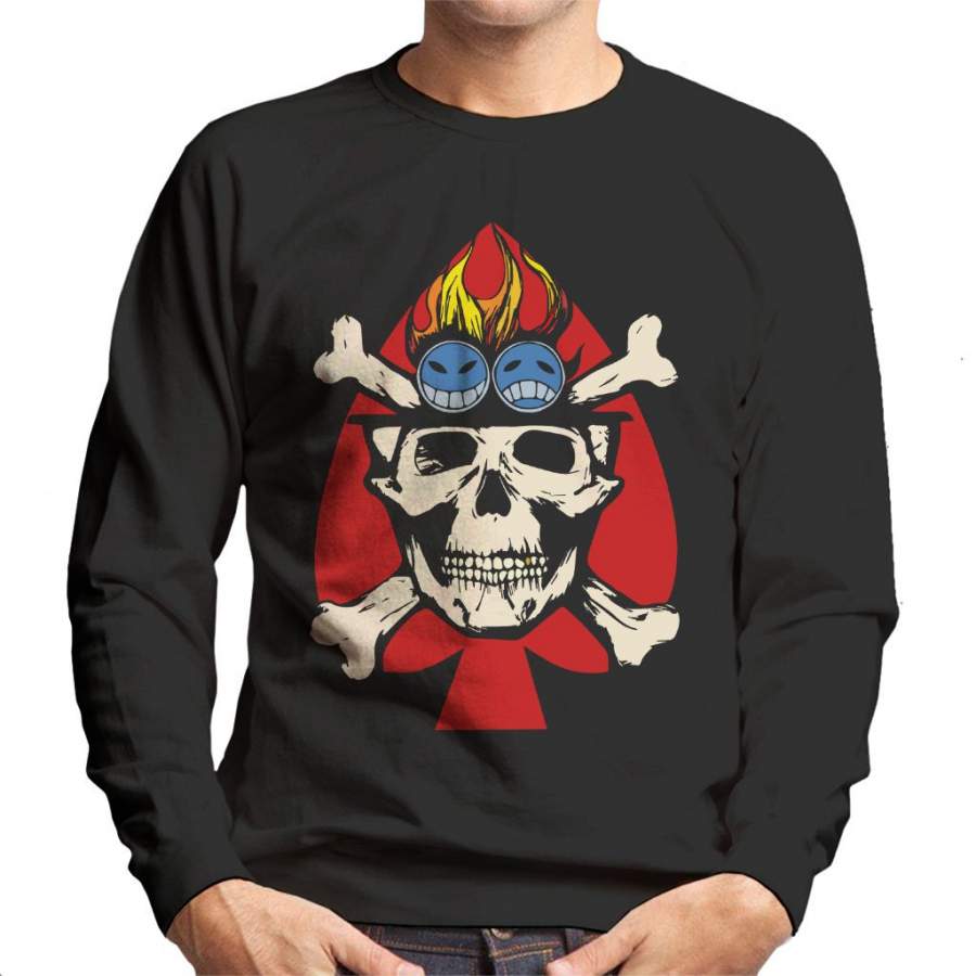 Fire Fist Aces Jolly Roger One Piece Men’s Sweatshirt