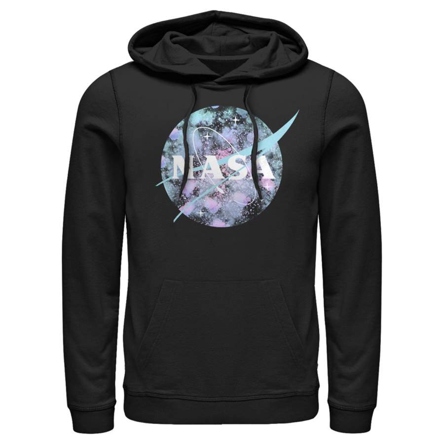 NASA Men’s Microscope Logo  Lightweight Hoodie