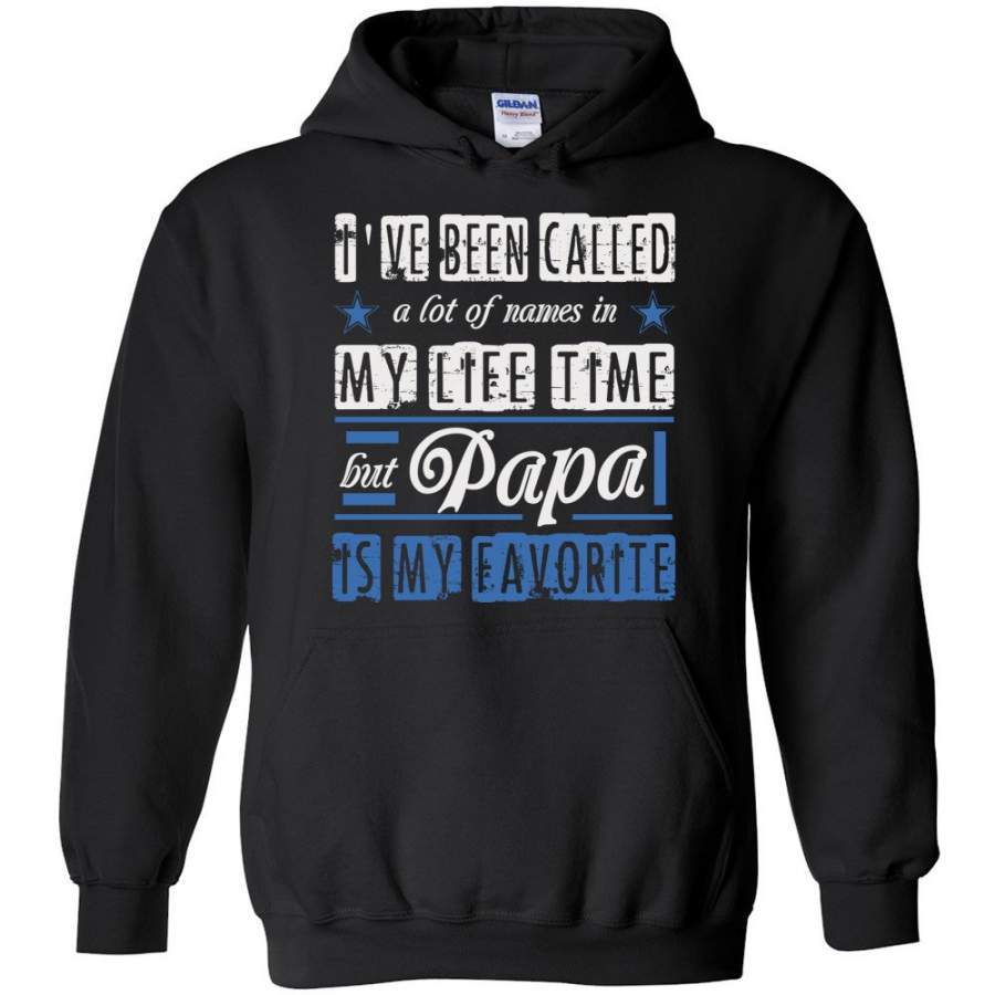 Papa Is My Favorite Name T shirt Christmas Gift for Grandpa Grandfather Papa Hoodie