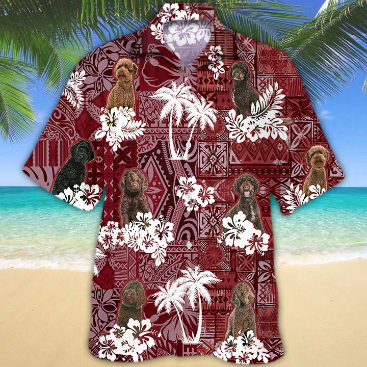 Australian Labradoodle Red Hawaii Hawaii Shirt For Aloha Summer Ha93968