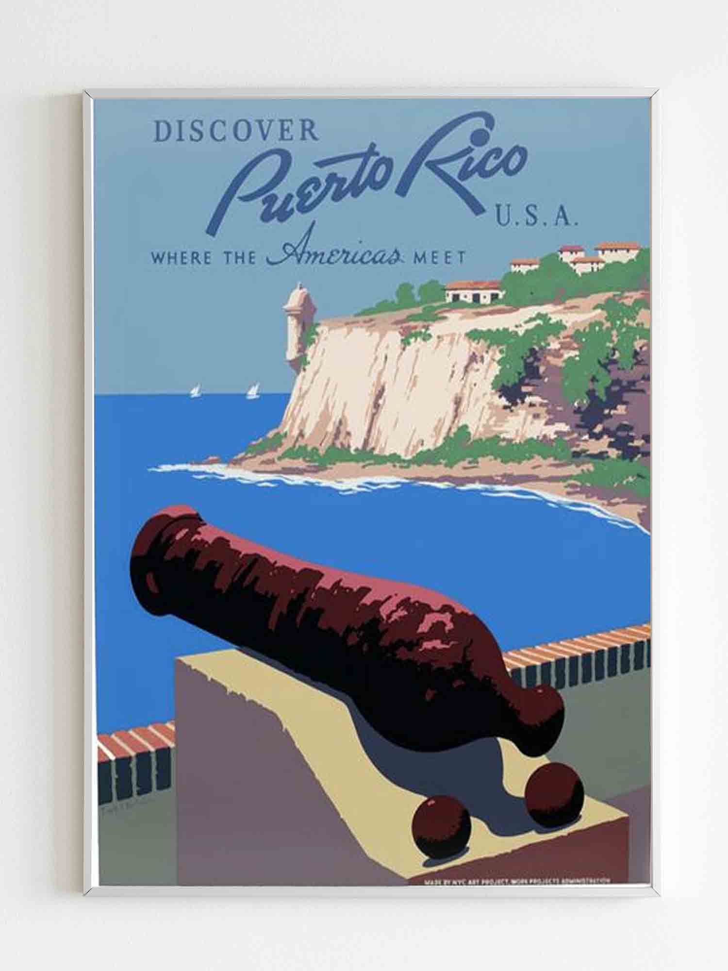 Puerto Rico Art Poster