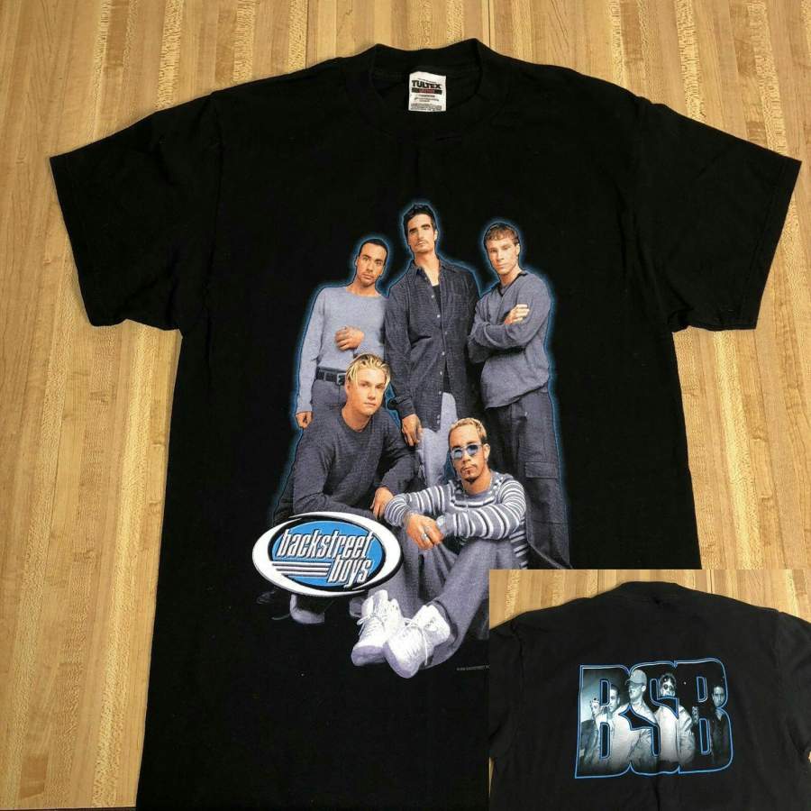 Vintage 1998 Backstreet Boys Tour Concert T-Shirt Gildan New