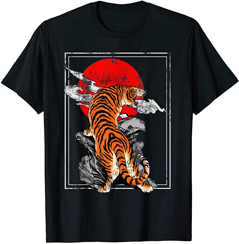 Powerful Asian Animal Tiger T-Shirt