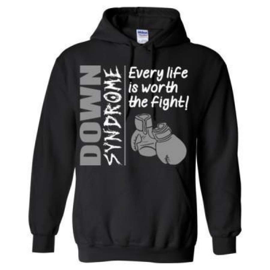 AGR Down Syndrome Every Life Is Worth The Fight – Heavy Blend™ Hooded Sweatshirt