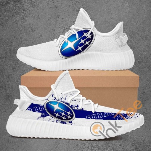 Subaru Custom Shoes Personalized Name Yeezy Sneakers