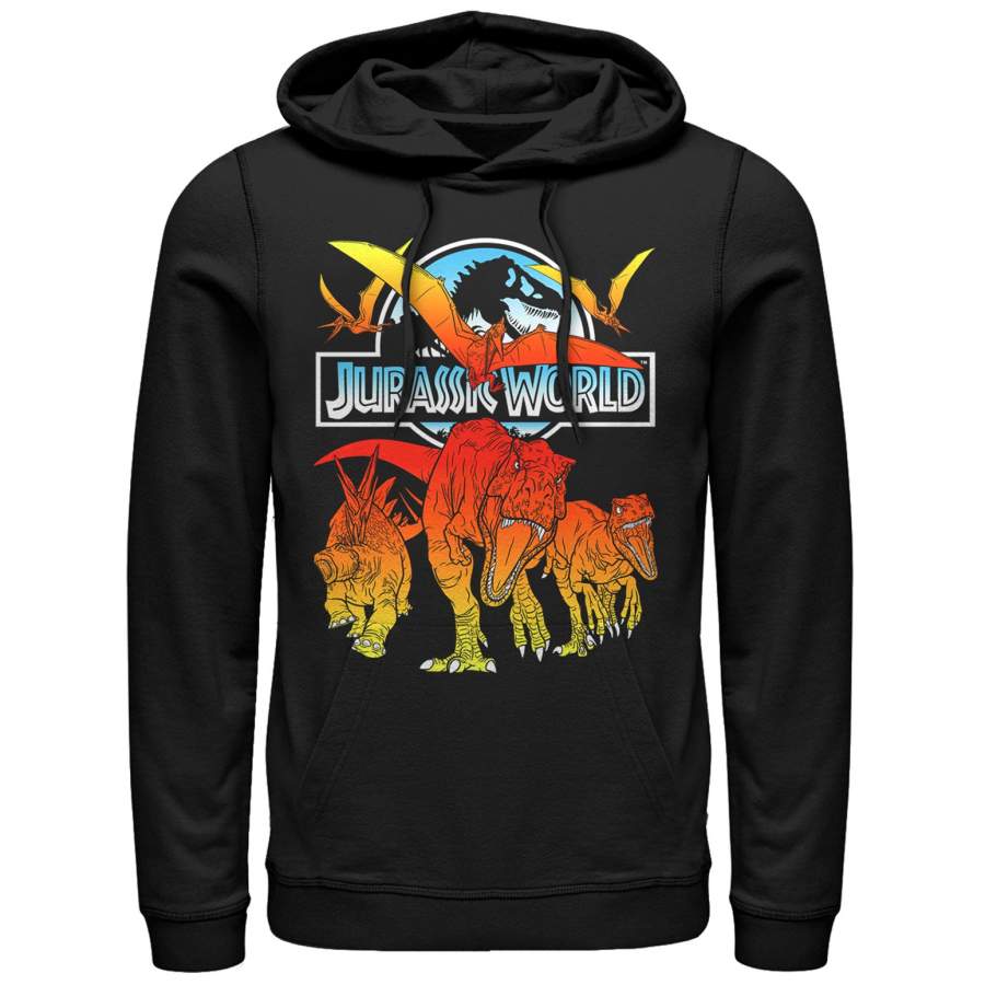 Jurassic World: Fallen Kingdom Men’s Fire Dinosaurs Lightweight Hoodie