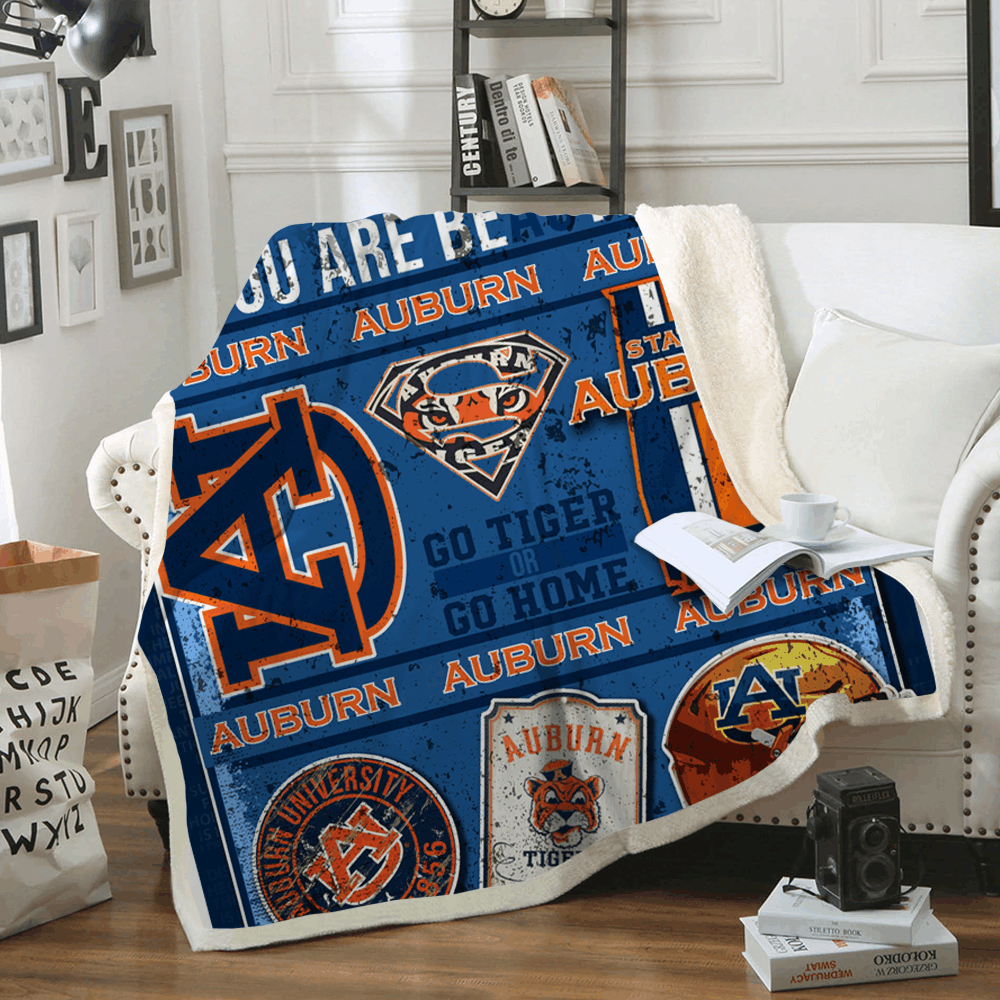 Auburn Tigers Quilt Blanket – Gift For Christmas