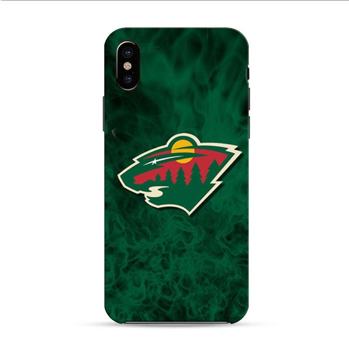 Minnesota Wild Smoke iPhone XS 3D Case