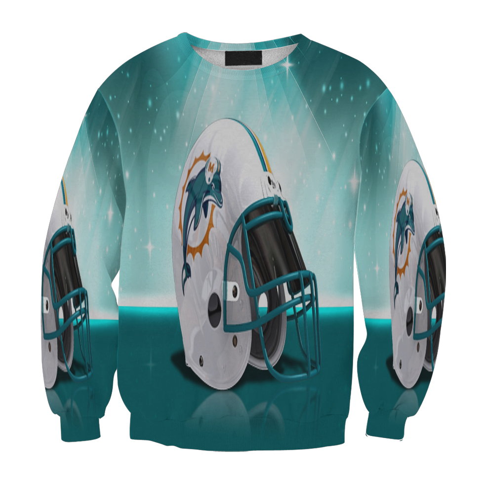 Miami Dolphins Helmet3 Gift For Fan 3D Full Printing Sweatshirt