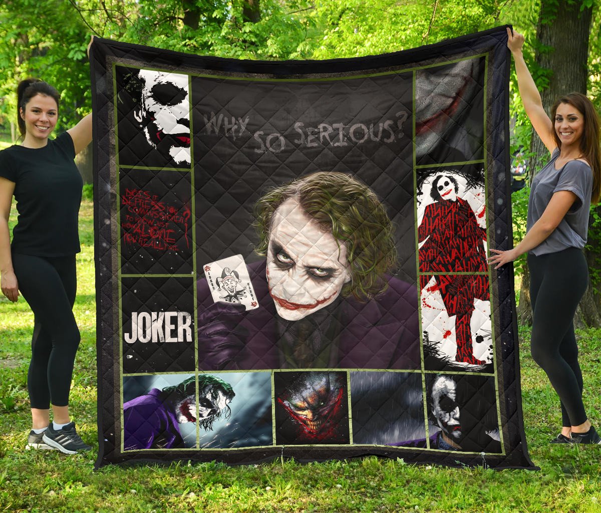 Joker Quote Premium Quilt Blanket Movie Car Accessories Custom For Fans Nt030202