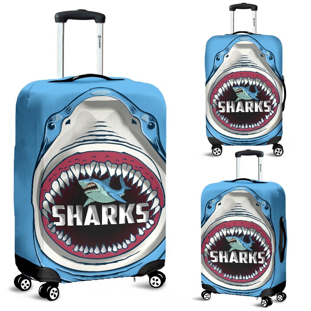 Sharks Rugby Luggage Covers K4