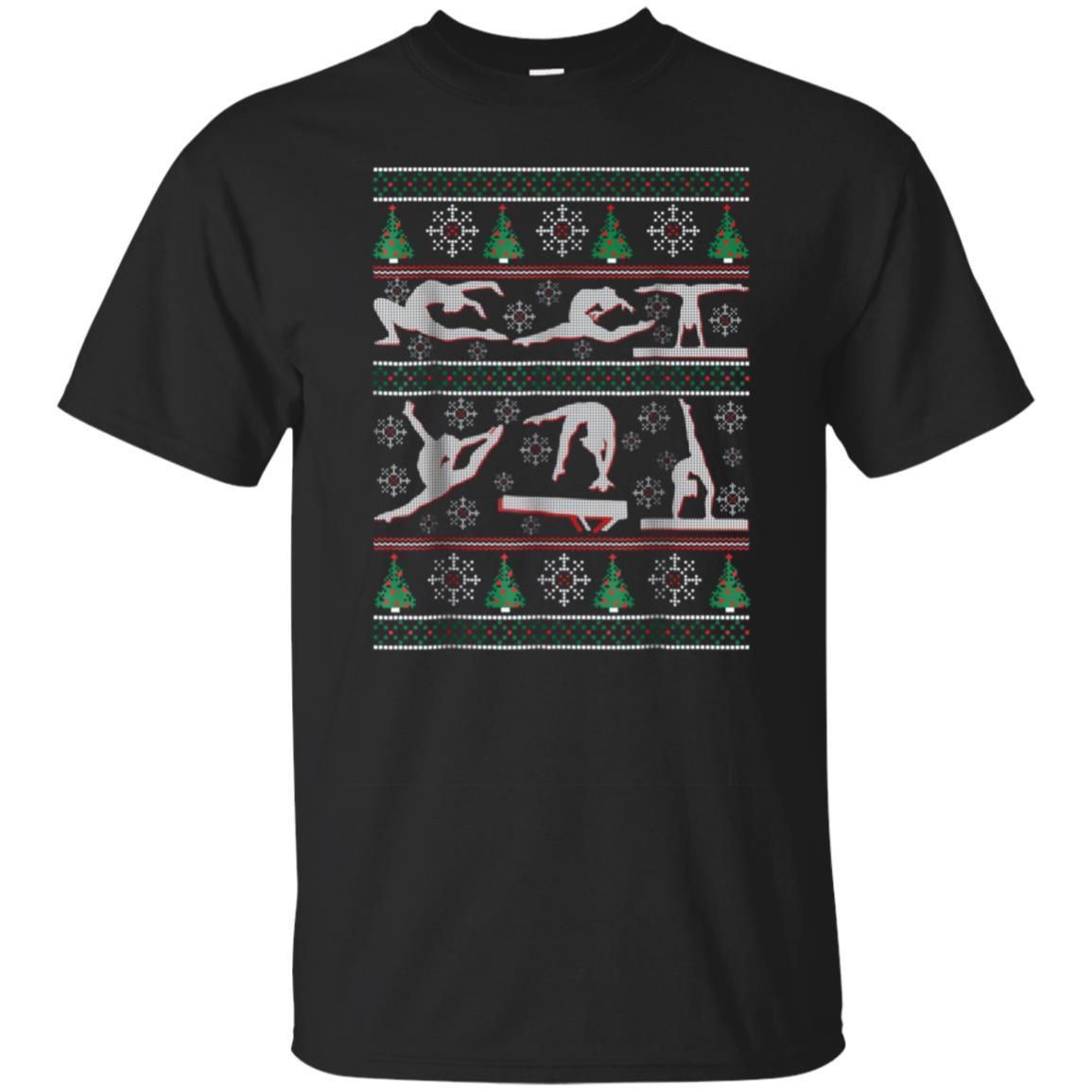 Check out this awesome Gymnastics Ugly Christmas Shirt Holiday Gymnast Xmas Gift