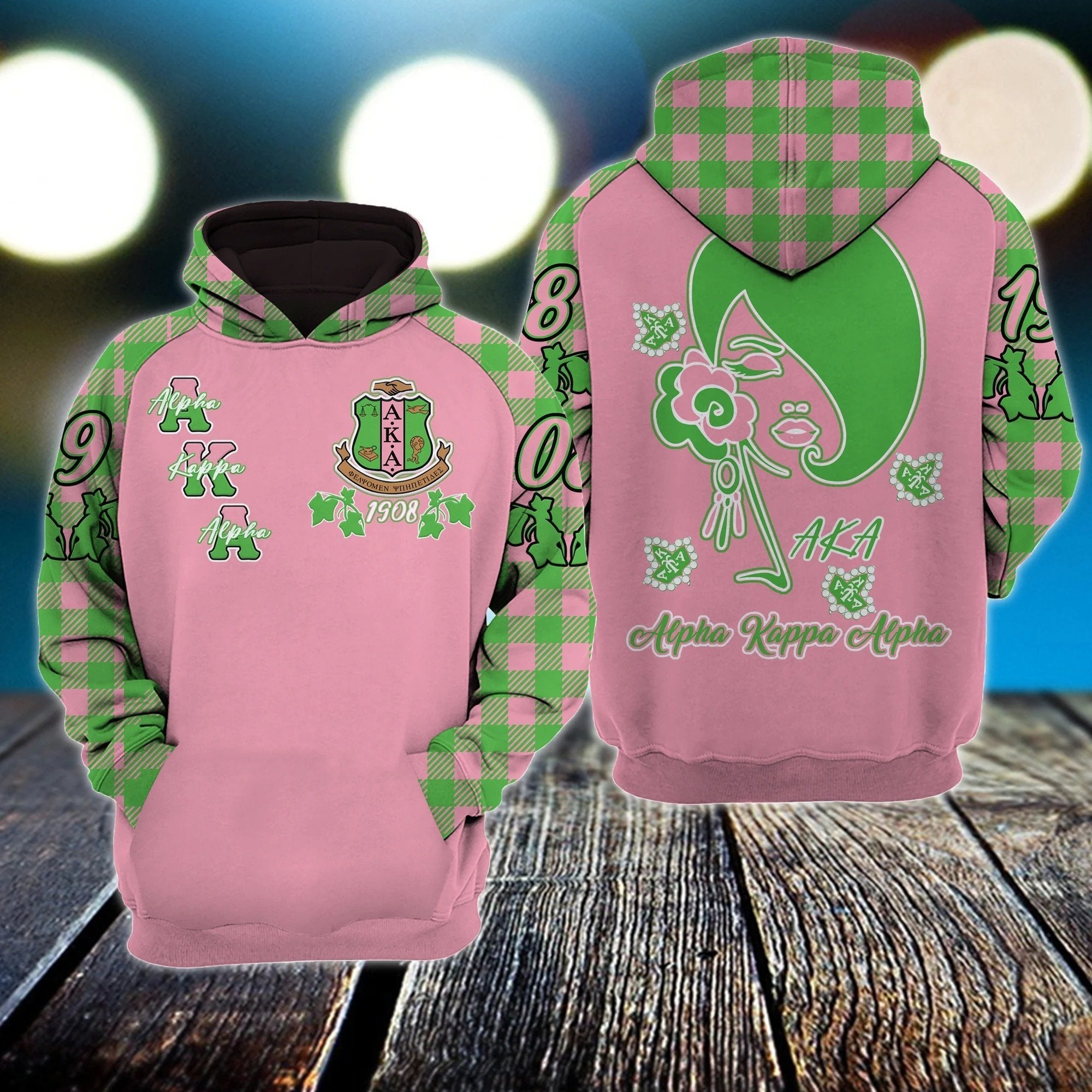 Greek Life Hoodie – Ivy League Alpha Kappa Alpha Pretty Girl Hoodie