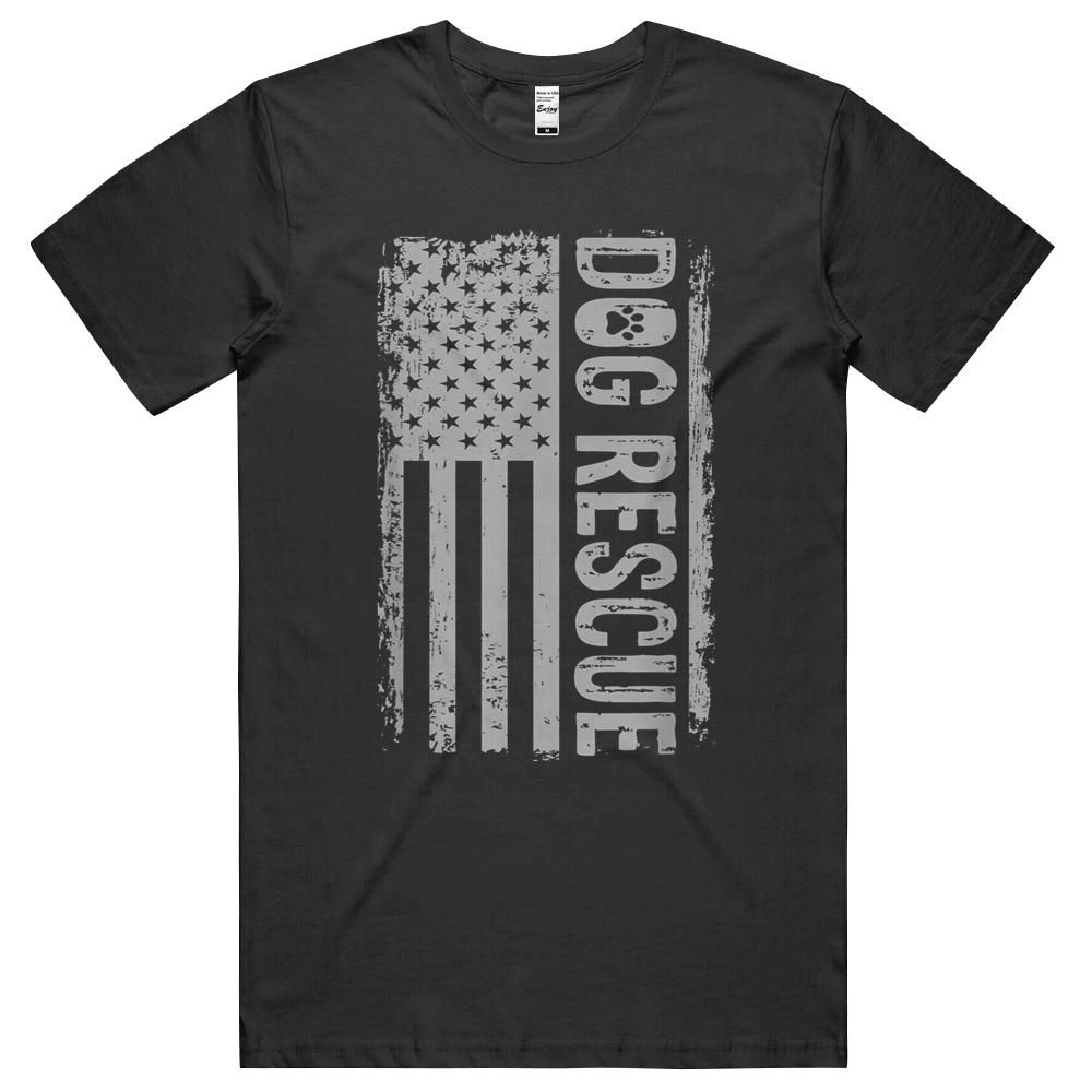 Dog Rescue American Flag Puppy Shelter Pet Adoption Gifts T-Shirt, Hoodie, Long Sleeve Tee