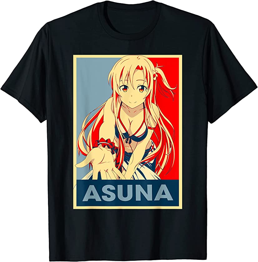 Vintage Online Arts Sword Anime Novel Series Outfits Asuna’s T-Shirt