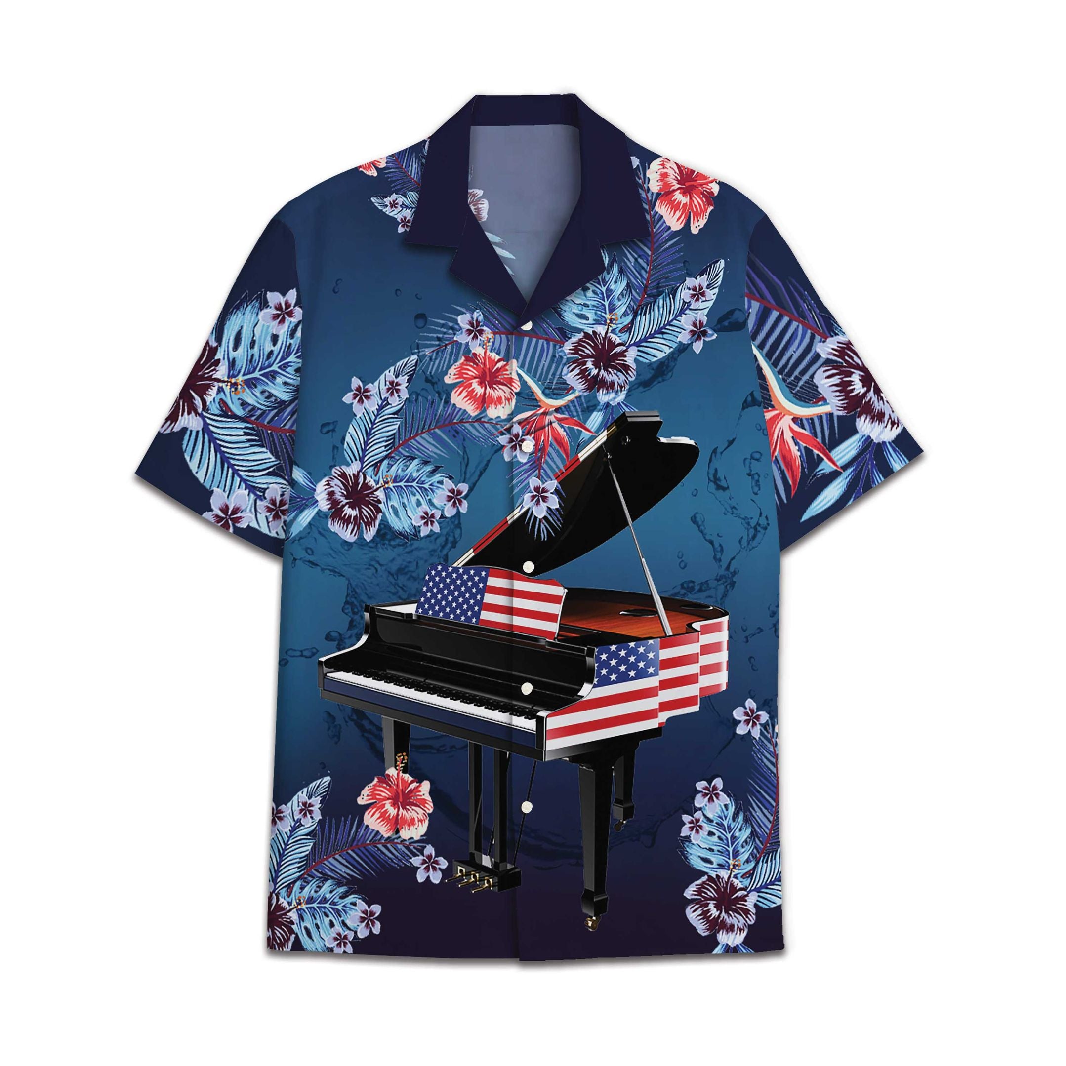 Hawaii Shirt Piano Hawaii For Hawaii Aloha Ha1273