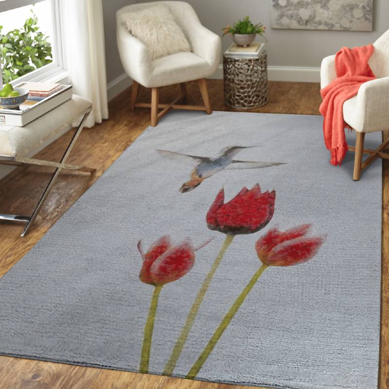 Hummingird  – Animals Area Rug Carpet