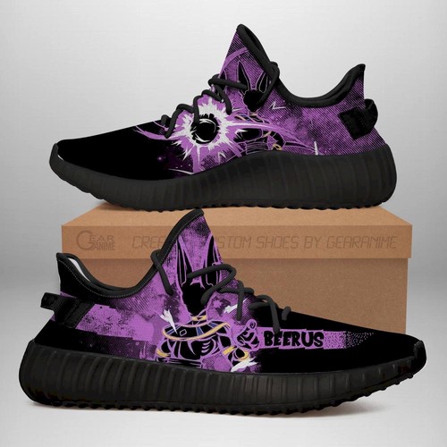 Best Beerus Yeezy Shoes Silhouette Dragon Ball Z Anime Shoes Fan