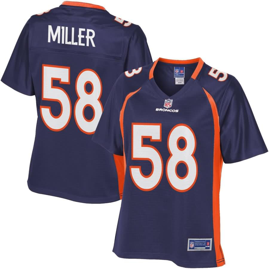 Womens Denver Broncos Von Miller NFL Pro Line Alternate Jersey