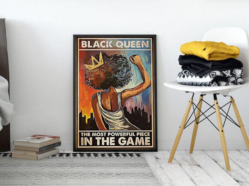 Black Queen The Most Powerful Piece In The Game Poster