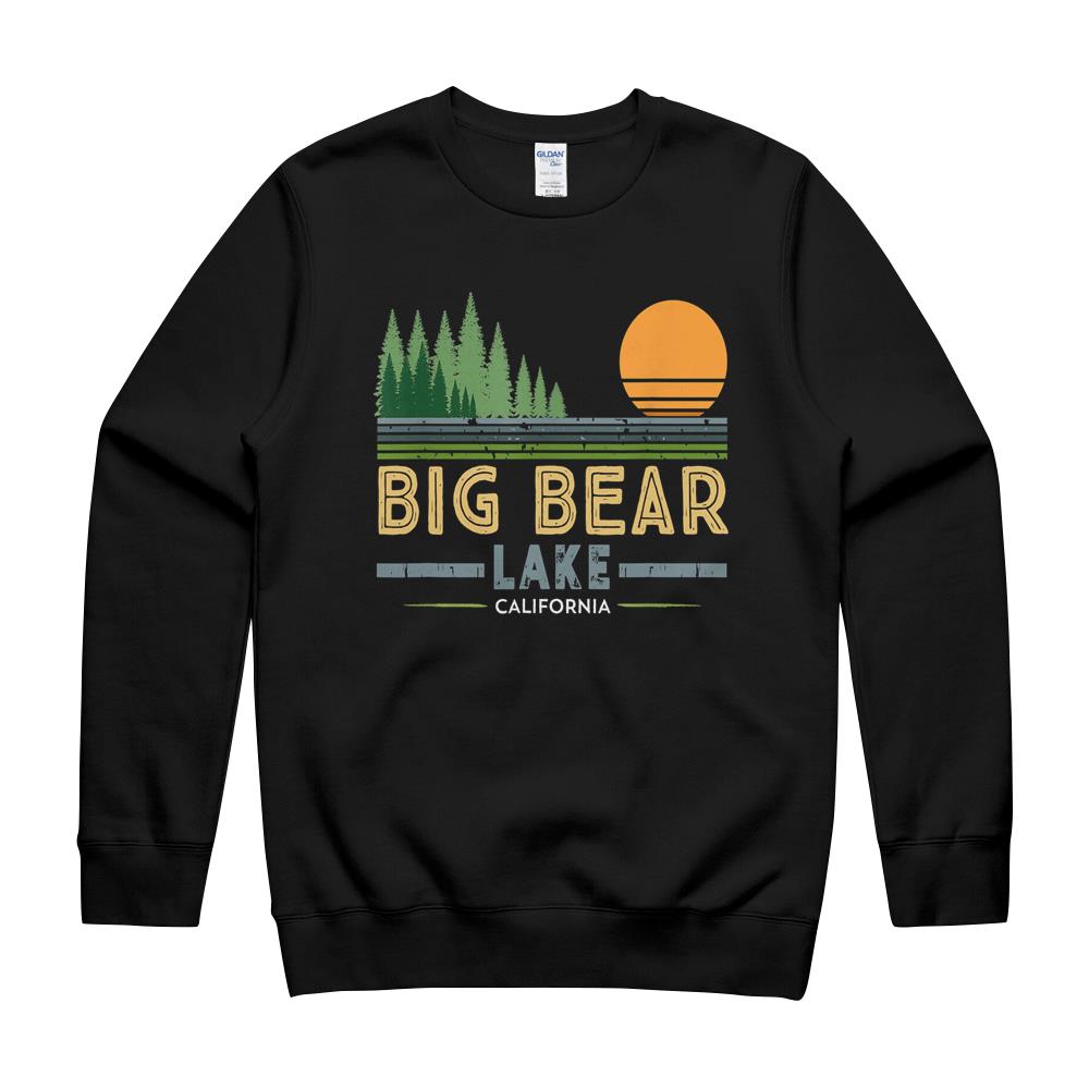 Vintage Big Bear Lake California T-Shirt Crewneck Sweatshirt