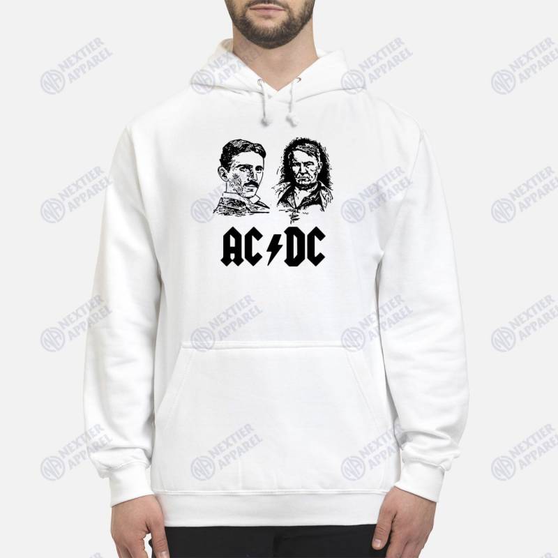 ACDC Tesla Edison Science shirt Unisex Hoodie