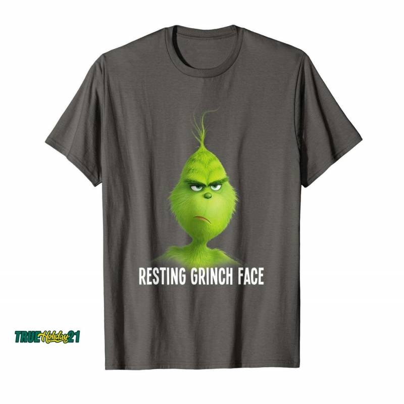 Dr.seuss The Grinch Resting Grinch Face T-shirt - ReadingLLC