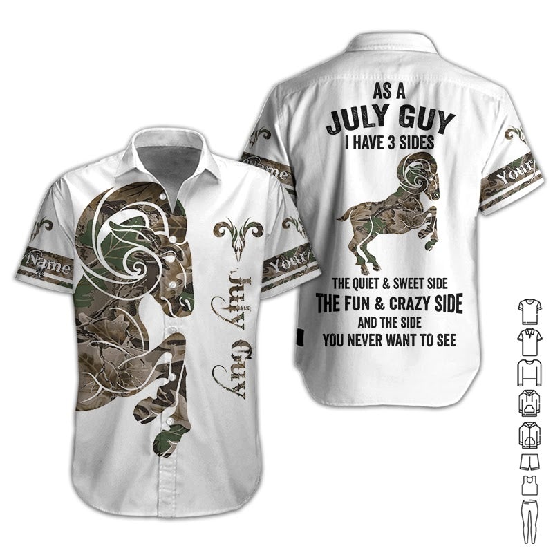 July Guy Custom Name Hawaii Shirt For Men Women Adult Ha27861