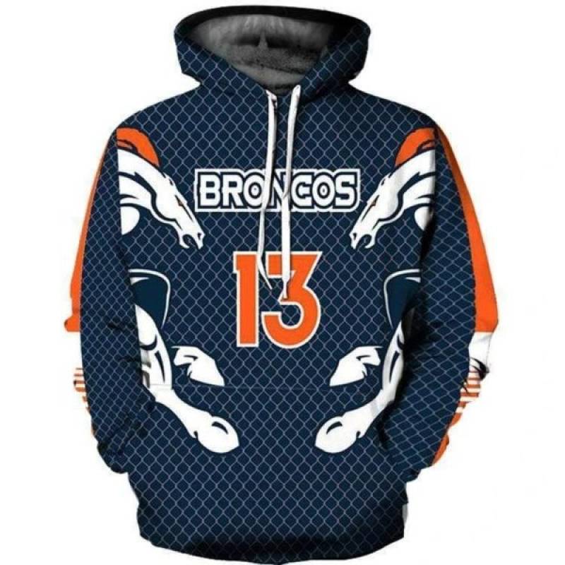 Denver Broncos  3d over print Hoodie – BBS