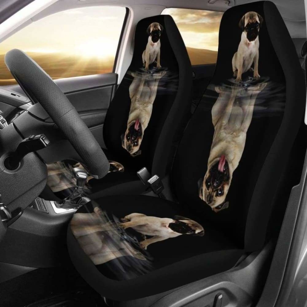 Pug Pets Dogs Animal Car Seat Cover 102918