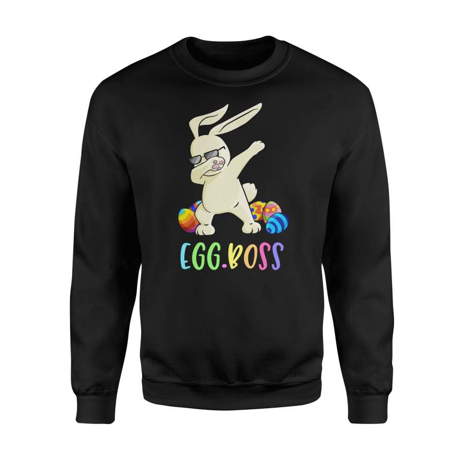 Dabbing Egg Boss Easter Bunny Easter Sweatshirt