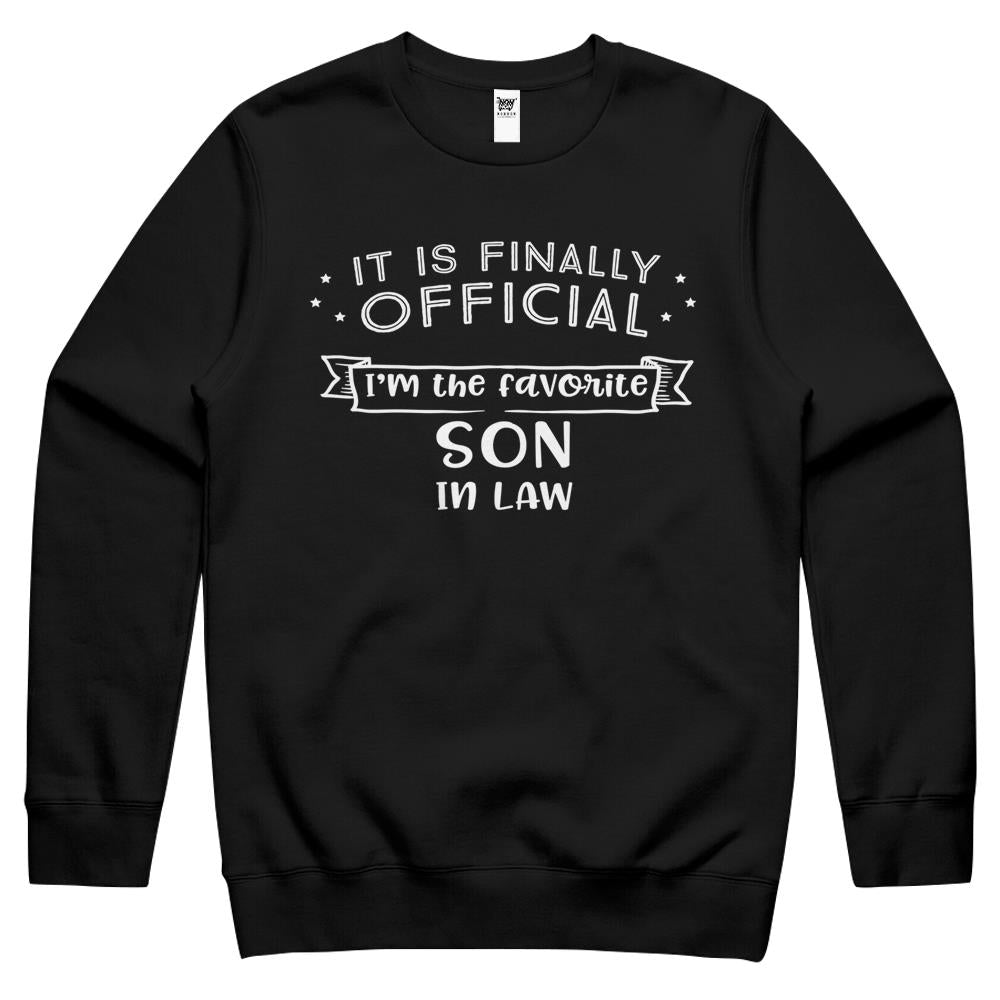 Favorite Son In Law Shirt Novelty Gifts Crewneck Sweatshirt