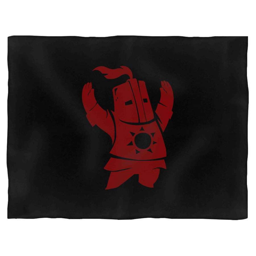 Dark Souls Praise Red Funny Fleece Blanket 30x40in, 50x60in, and 60x80in