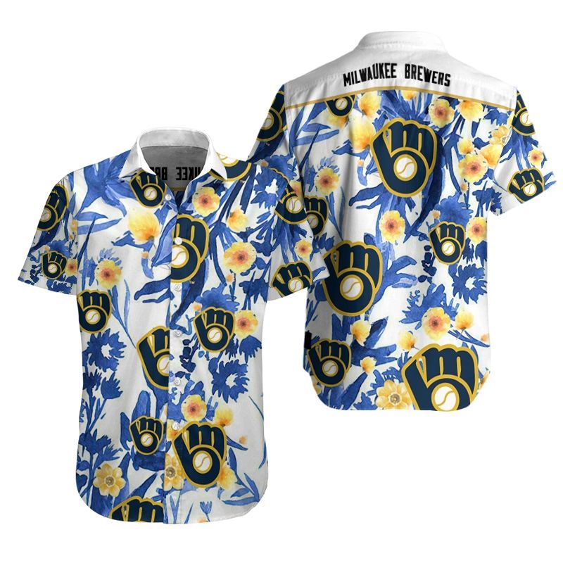 Milwaukee Brewers Limited Edition Hawaiian Shirt