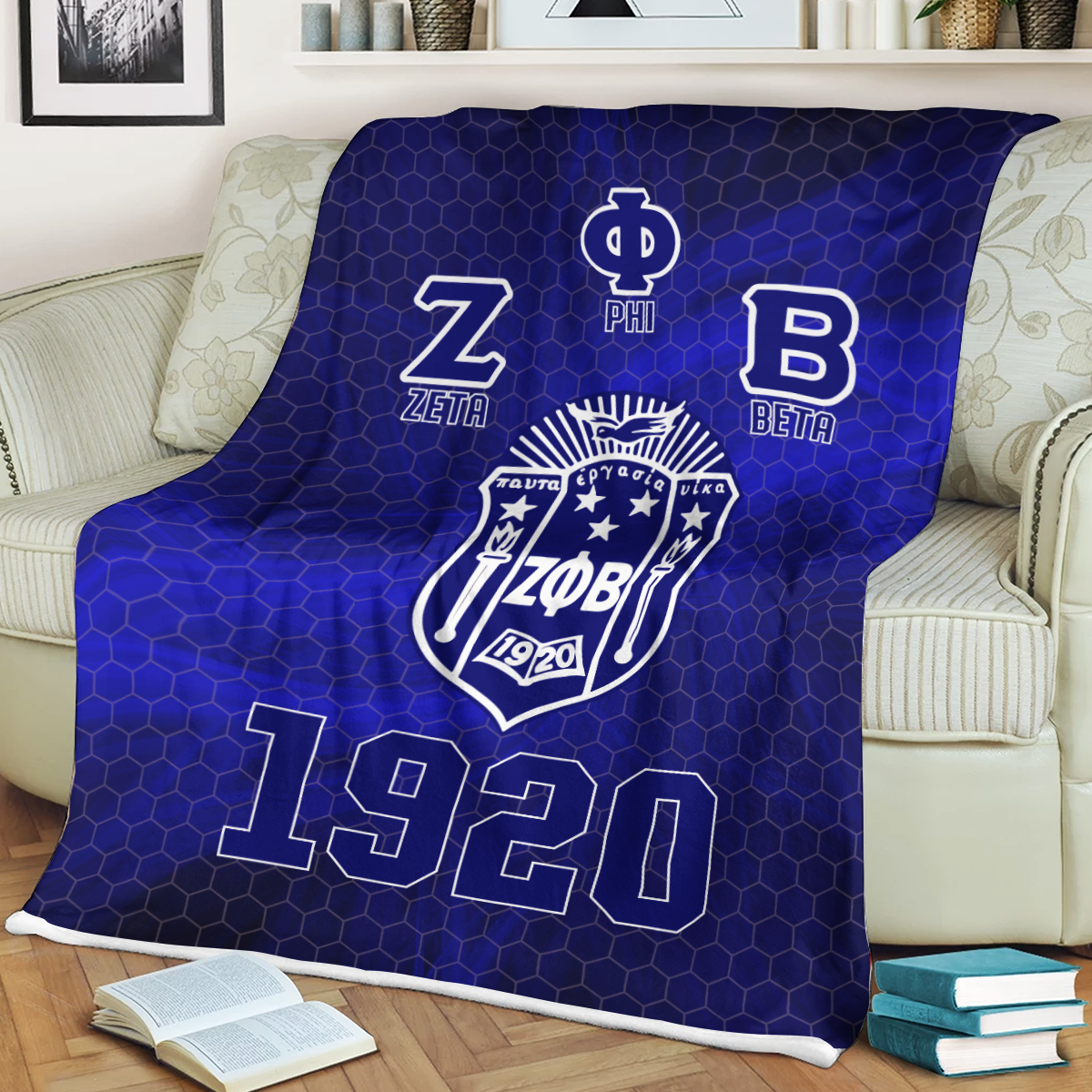 Zeta Phi Beta Blanket