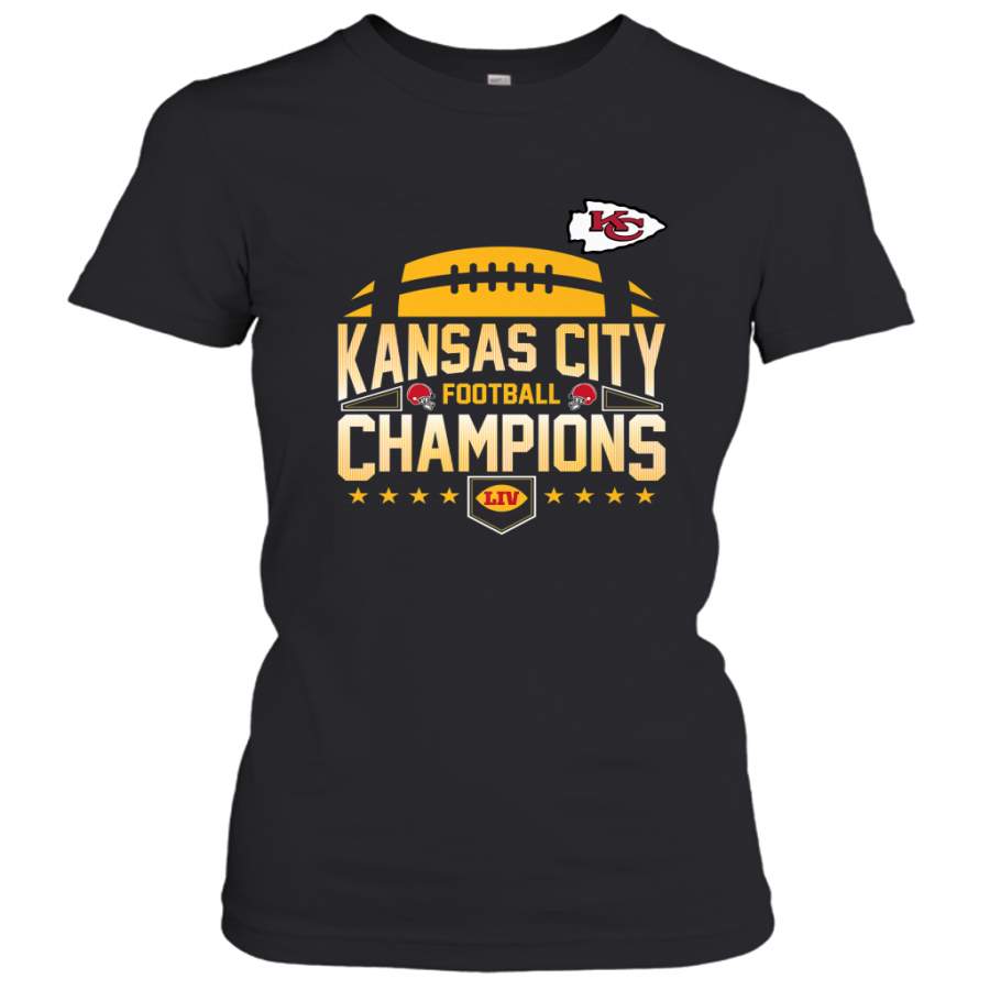 Kansas City Football _ The City Of Champions LIV Women’s T-Shirt