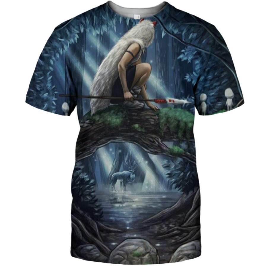 3D All Over Print Mononoke 09 Shirt