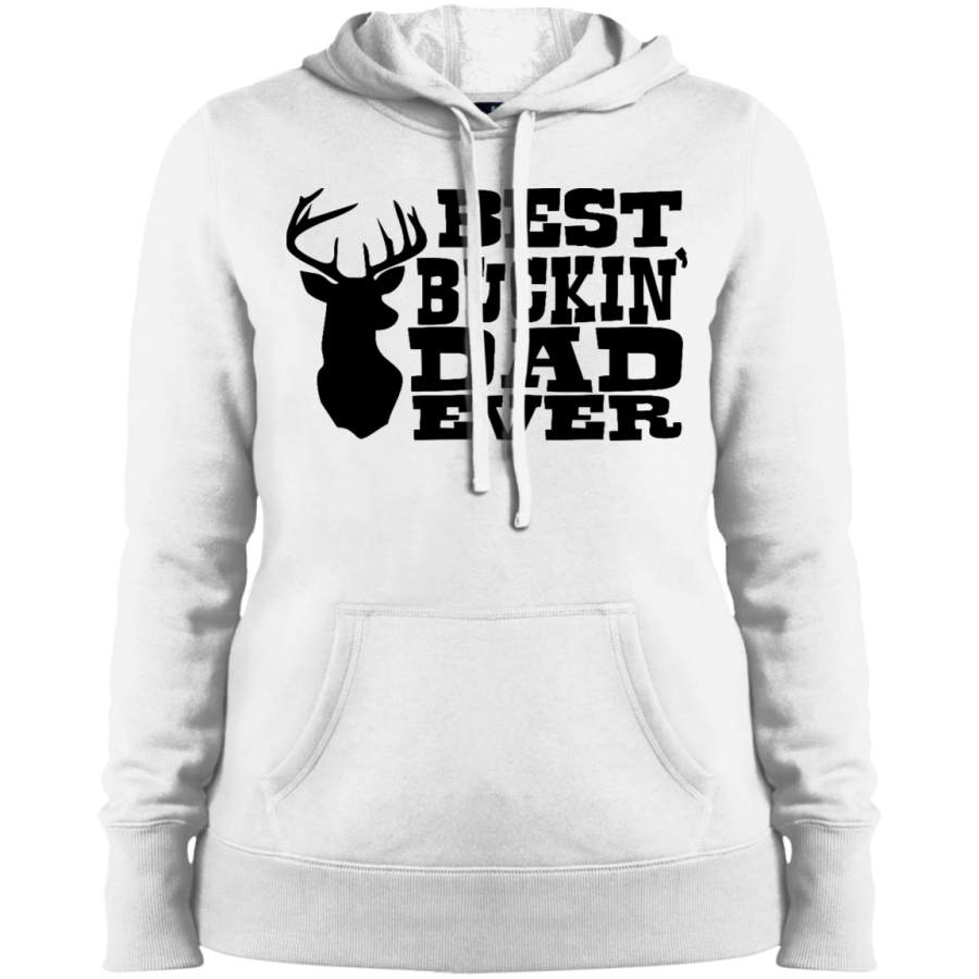 AGR Best Buckin Dad Ever Ladies’ Pullover Hooded Sweatshirt