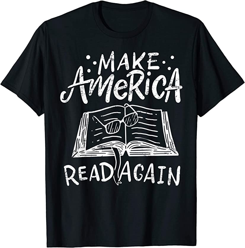 Vintage Reading Reader Read Bibliomane Library Book Gift T-Shirt