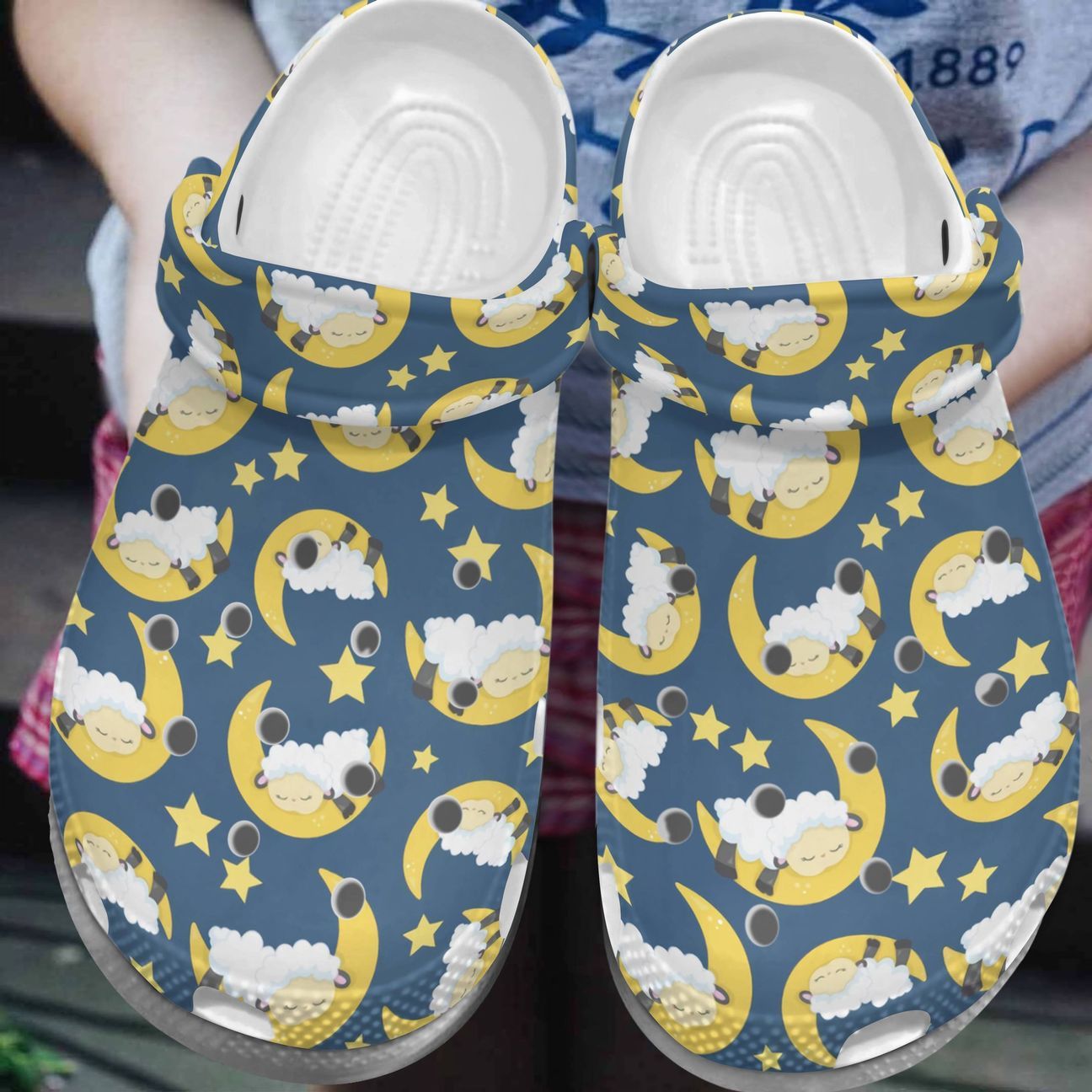 Sheep Personalize Clog, Custom Name, Text, Fashion Style For Women, Men, Kid, Print 3D Sleepy Sheep