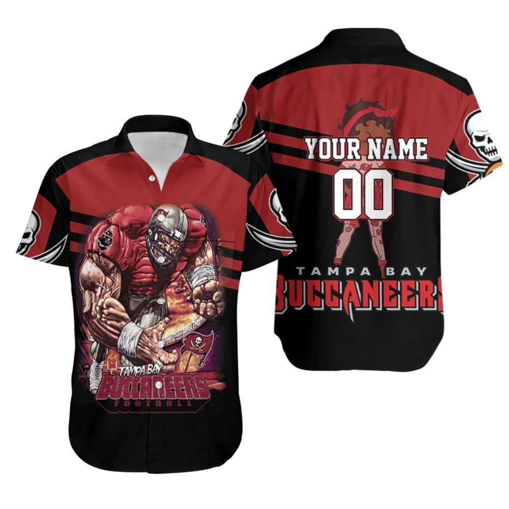Tampa Bay Buccaneers Black Betty Boop Nfc South Champions Super Bowl 2021 Personalized Hawaiian Shirt Peckshirt